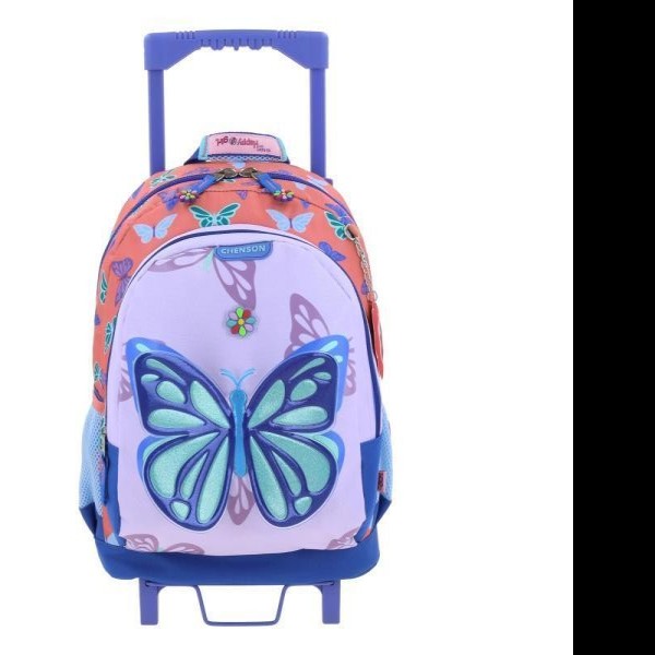 MOCHILA CRUEDAS HAPPY GIRL HG66027-9 CHENSON PZA